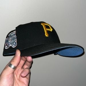 NEW ERA 59FIFTY Fitted Hat, Pittsburgh Pirates 75th Anniversary, Side Patch